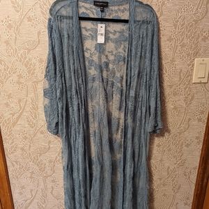 Lane Bryant Lace Duster Kimono